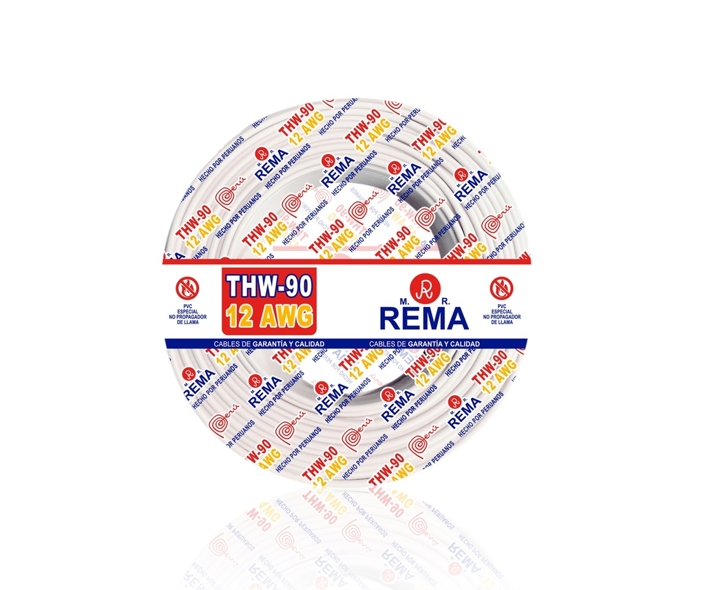 Cable cableado 12 pesado cobre nacional