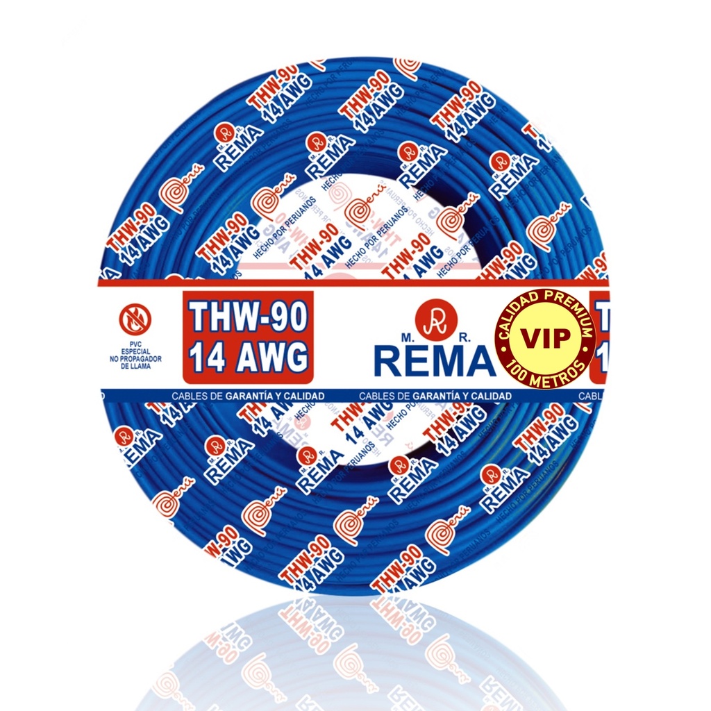 Cable cableado 14 vip cobre nacional