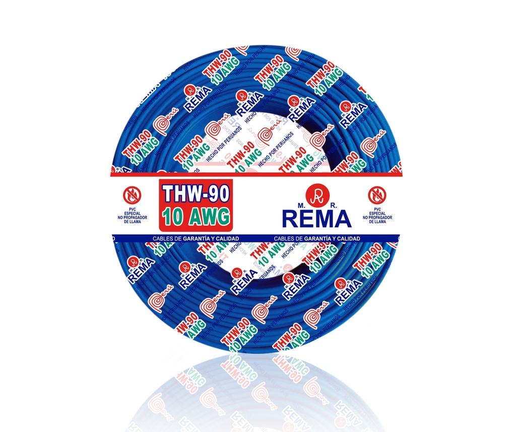 Cable cableado 10 cobre nacional