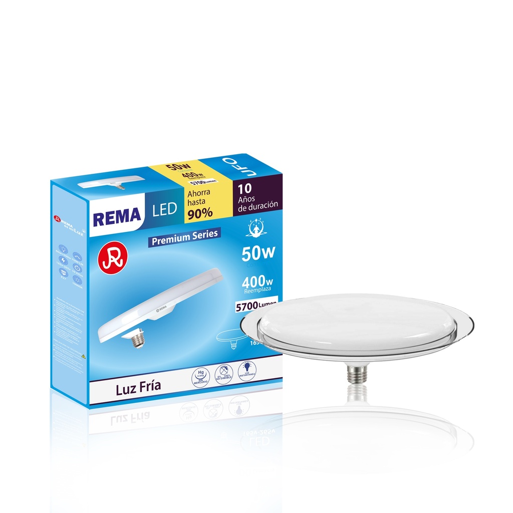 Foco ufo Anillo 50w 