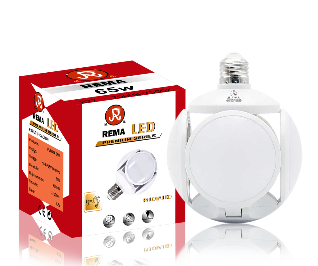 Foco Led Pelota 65W