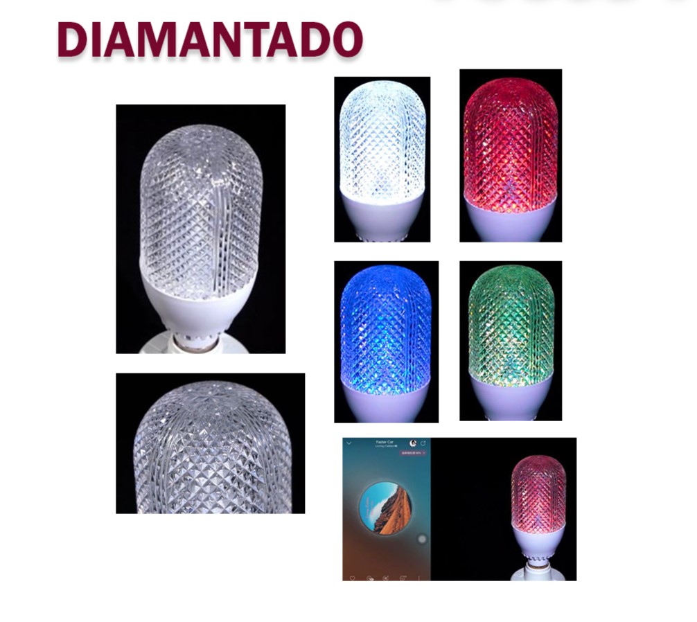 Foco Diamantado Bluetooth 