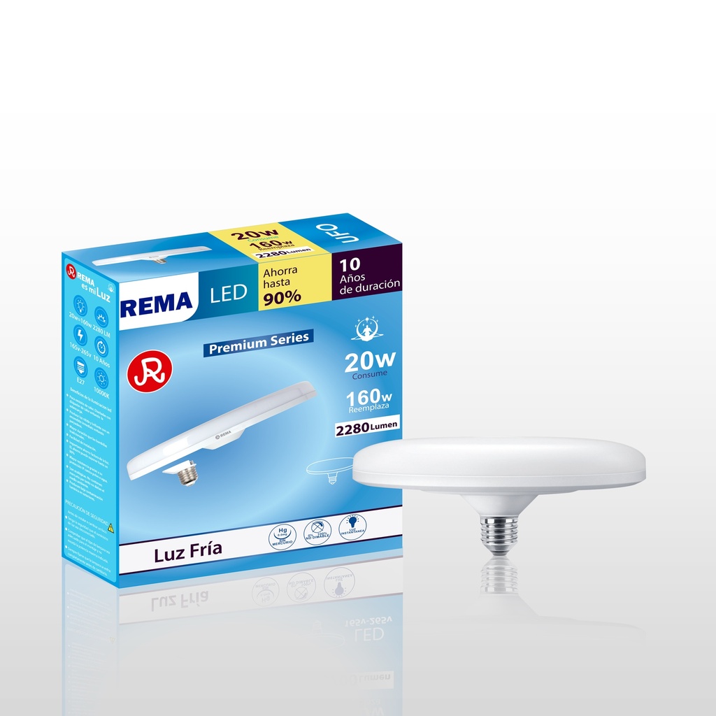 Foco ufo 20w Desarmable