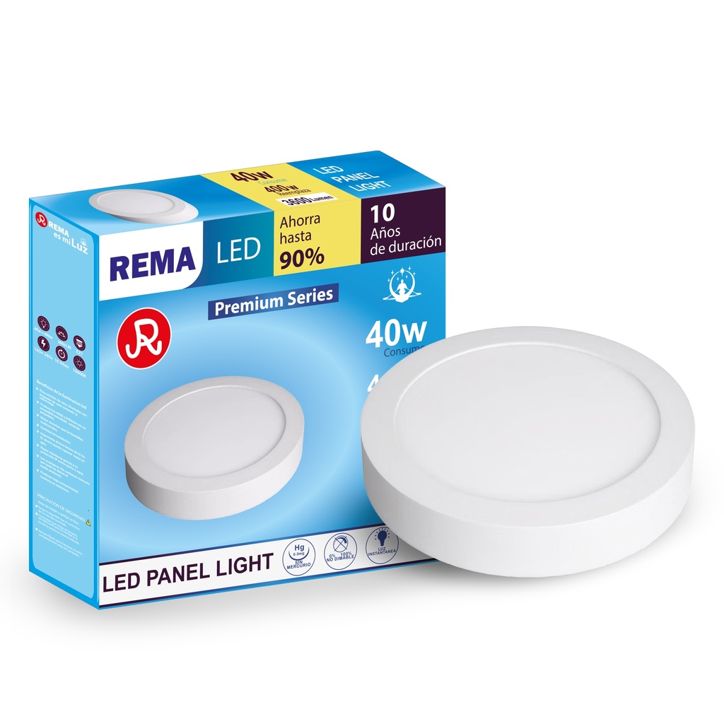 FLORESCENTE DE LUZ REDONDO 40w