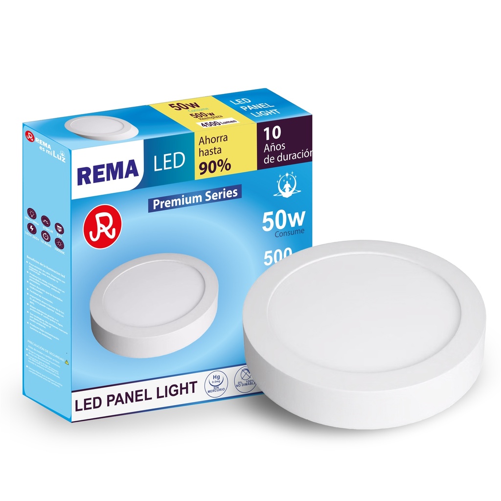 FLORESCENTE DE LUZ REDONDO 50w