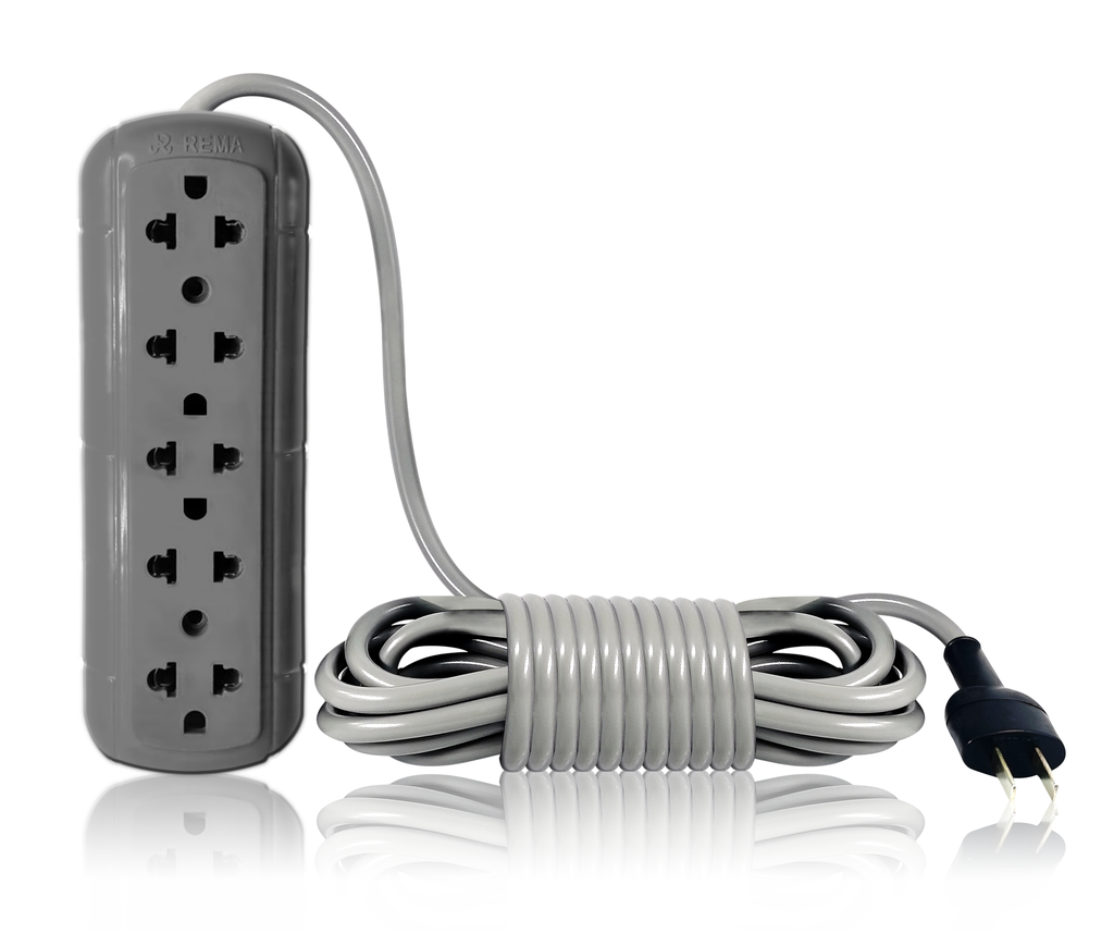 Extension vulcanizado 5m + 5e gris