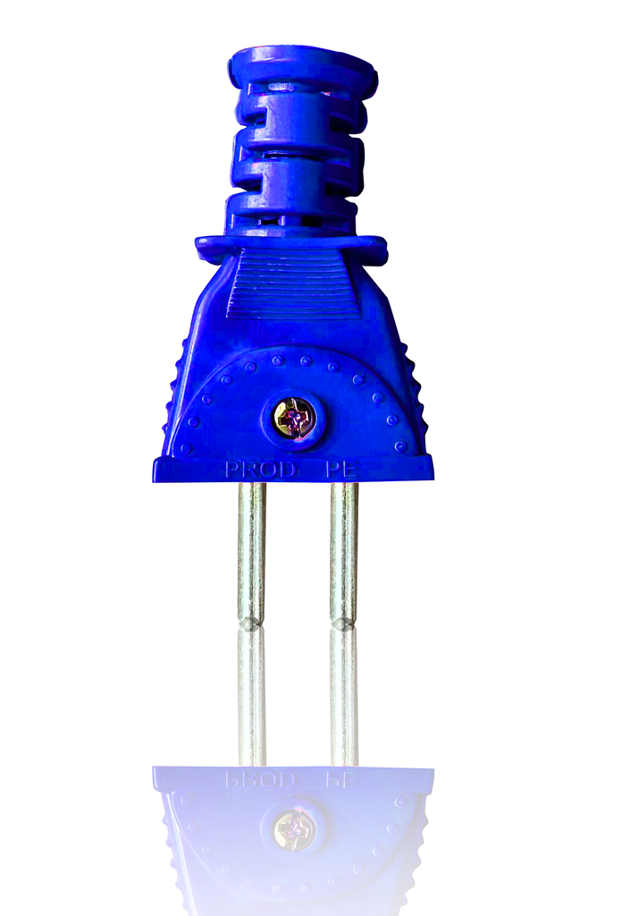 Enchufe redondo con tornillo colores