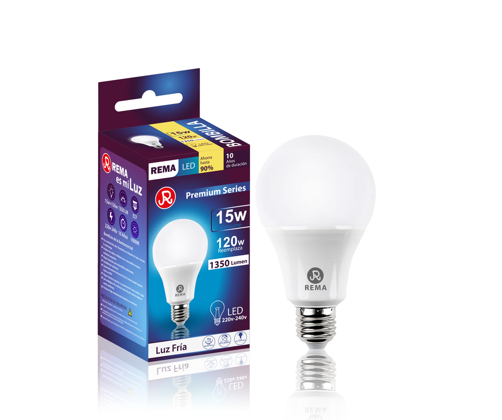 Foco bombilla 15w