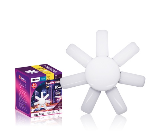 Foco satélite 7 aspas 65w