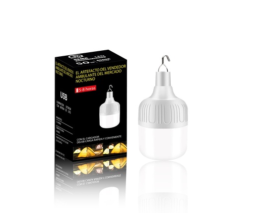 Foco botella recargable 60w