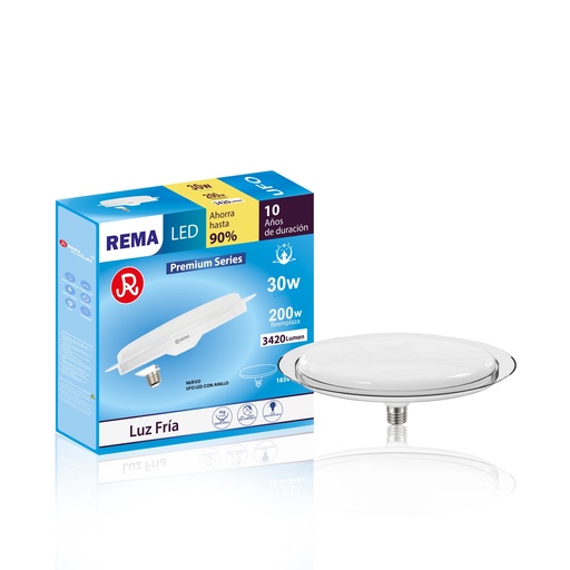 Foco ufo con anillo 30w 