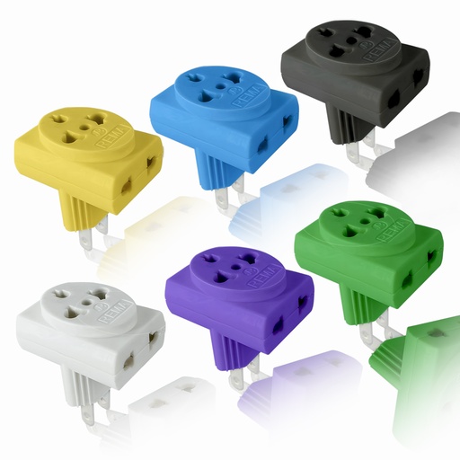 Enchufe Multiple linea a tierra 