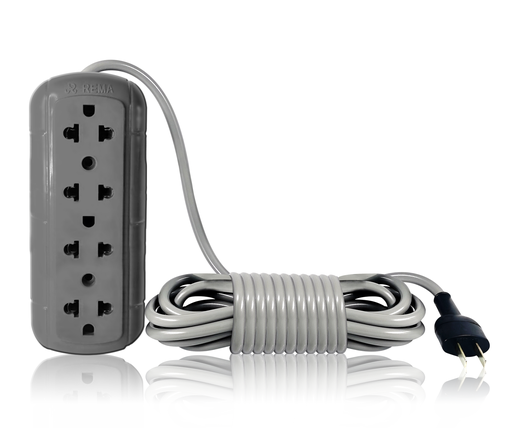 [EX-004] Extension vulcanizado 5m + 4e gris